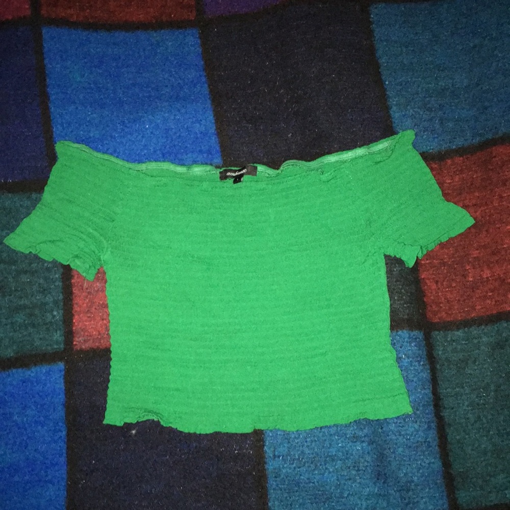 Off the shoulder crop top